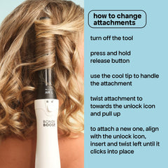 BondiBoost Everlast ceramic round brush 58mm adds volume and a polished finish.