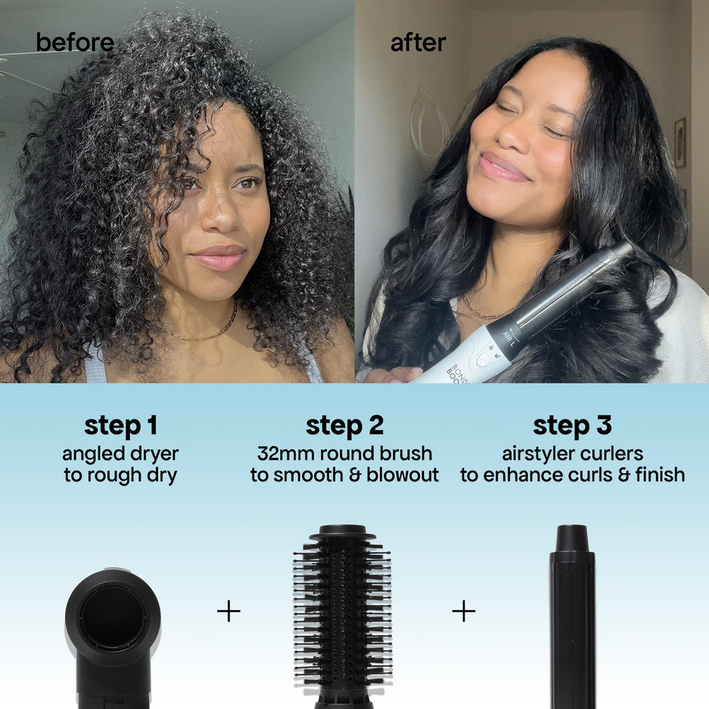 BondiBoost Everlast styling system supports root lift and natural volume.