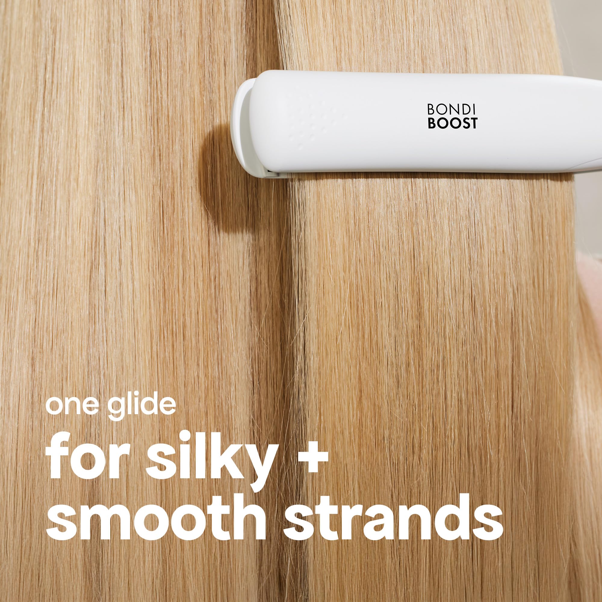 BondiBoost Aloe Plated Flat Iron auto-shutoff for safety and peace of mind