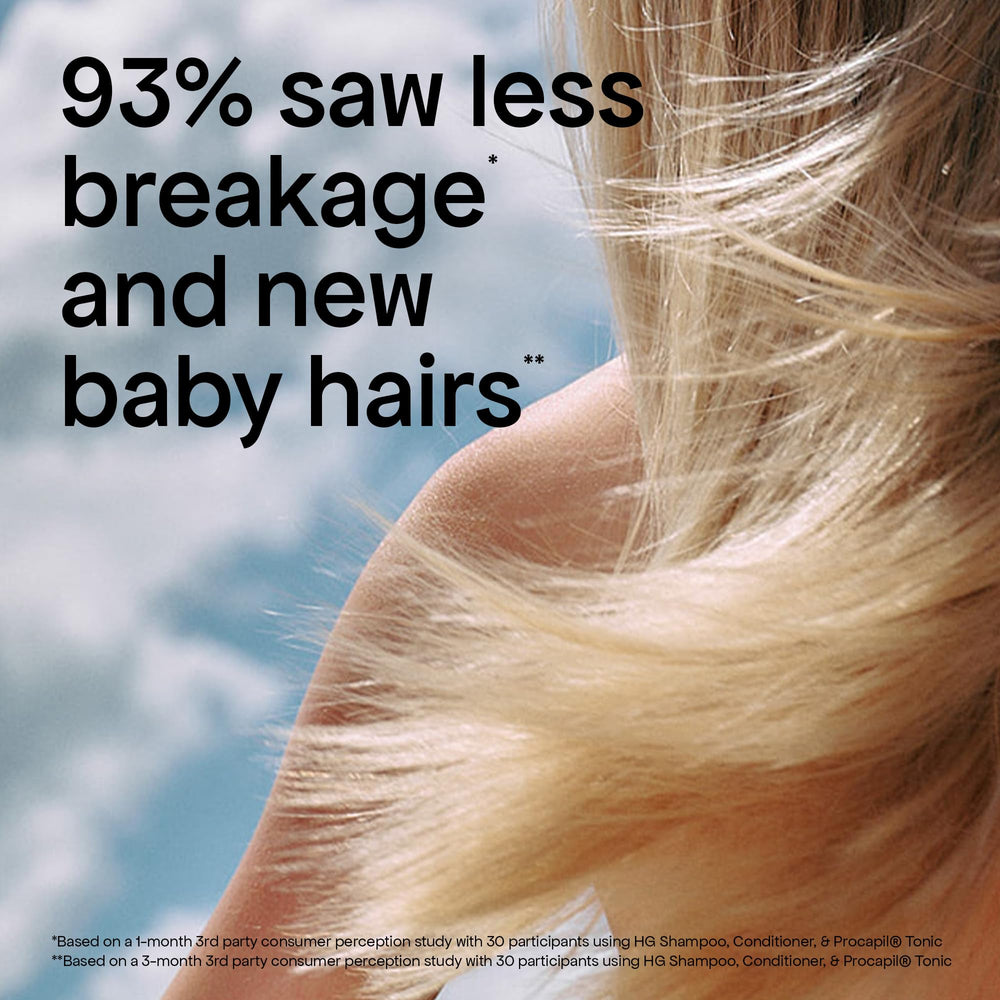 BONDIBOOST Biotinoyl Tripeptide-1 activation supports strand strength at the follicle.