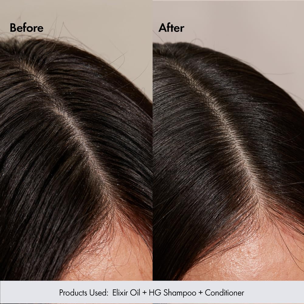 BONDIBOOST before and after ends showing smoother split-end benefit