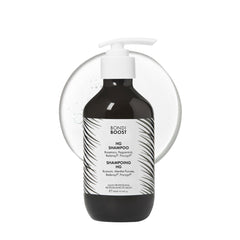 BONDIBOOST HG bottle closeup showing sulfate-free formula for fuller-looking hair
