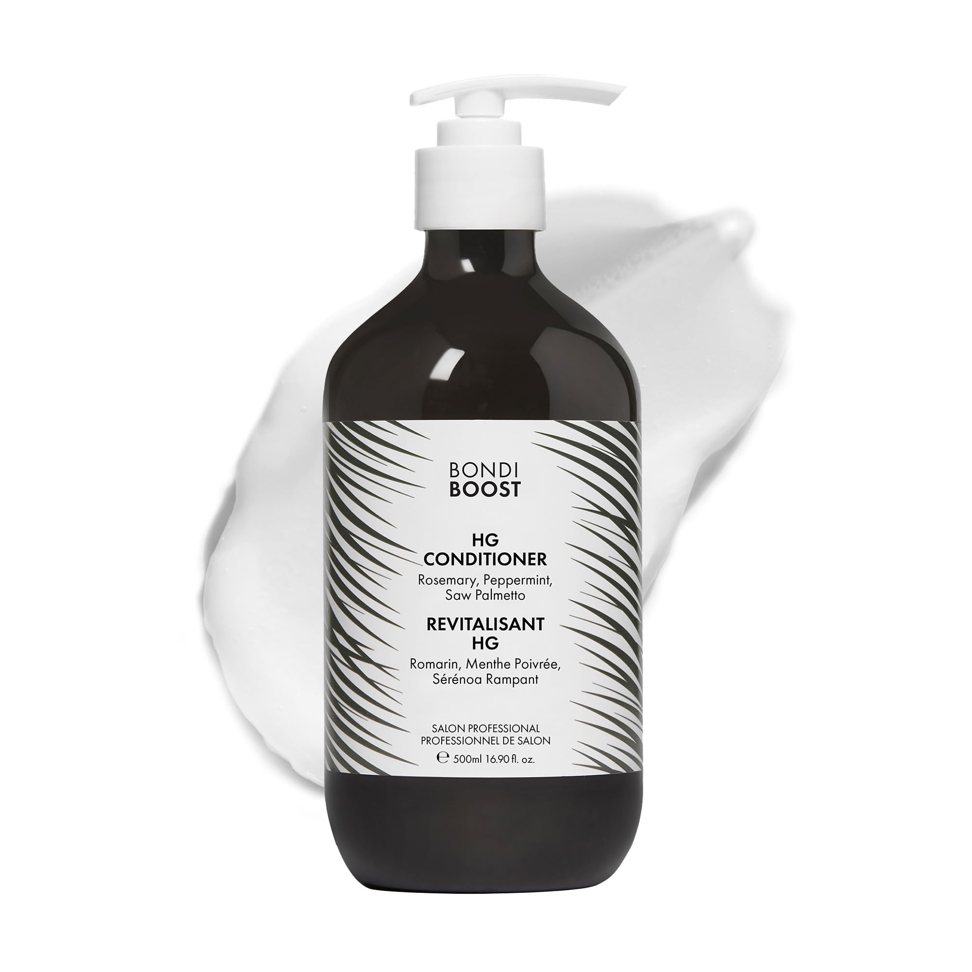 Bondiboost HG conditioner bottle front for daily hydrating care.