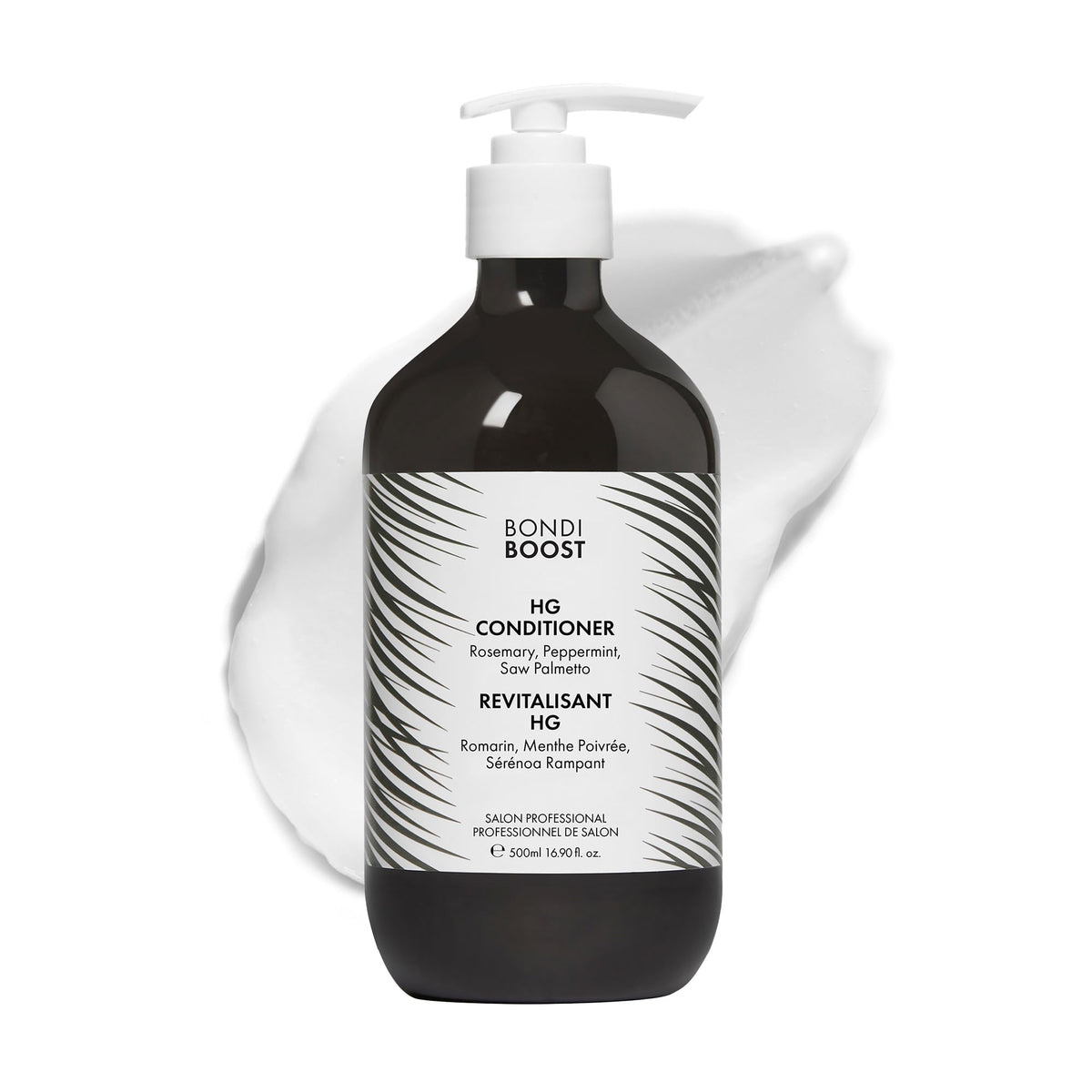 Bondiboost HG conditioner bottle front for daily hydrating care.
