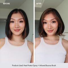BondiBoost infrared thermal brush no-damage test comparison with air-drying