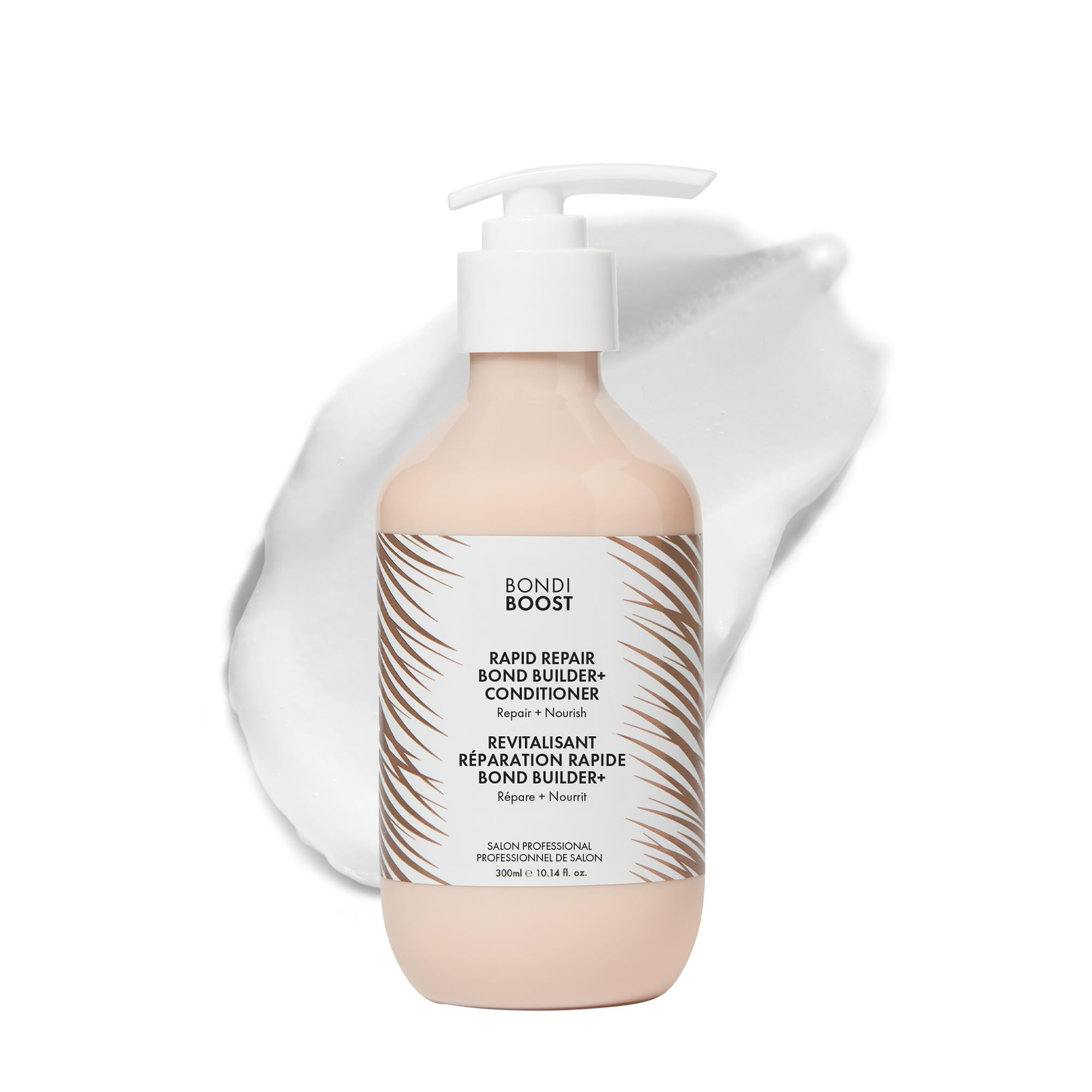 BondiBoost Rapid Repair Bond Builder bottle view showing deep conditioning for stronger hair