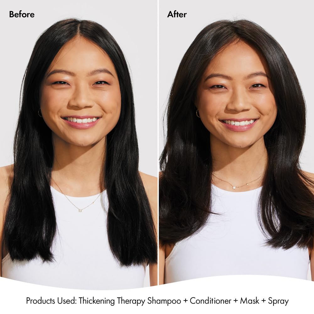 BONDIBOOST Thickening Shampoo texture close-up suggests improved hair feel and body