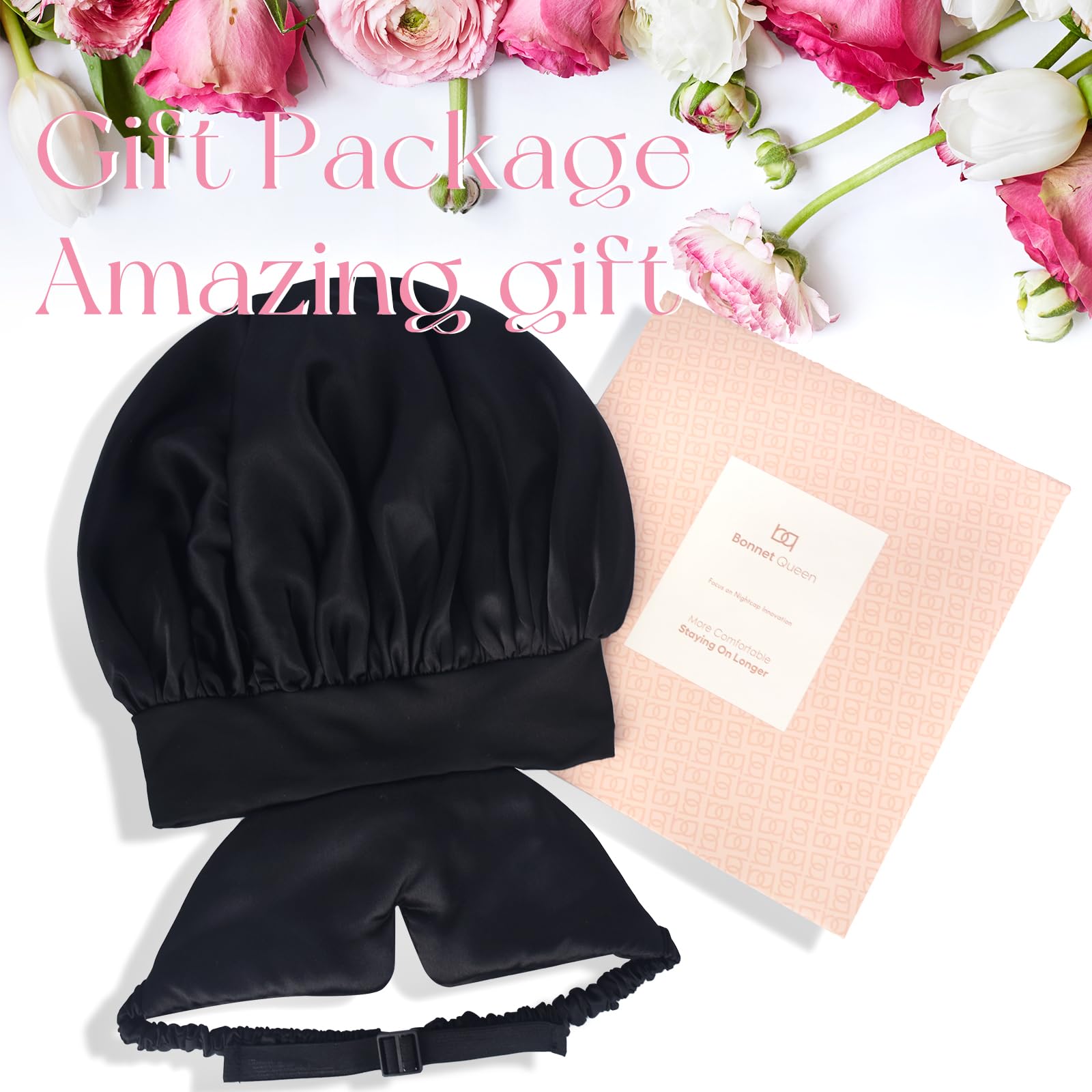 BONNET QUEEN Multiuse headband for workouts and daytime wear alongside overnight use