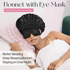 BONNET QUEEN Non-Slip double elastic ensures secure wear through the night