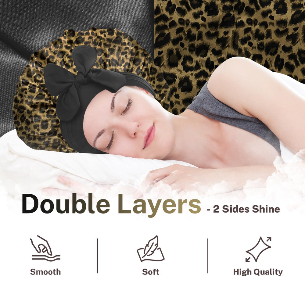 BONNET QUEEN uso multifuncional para dormir, maquillaje, casa y gym.