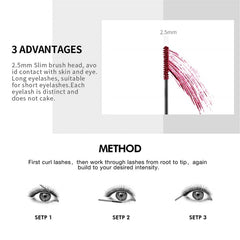 Bonnie Choice 9-Color Mascara Set blue swatches — cool tones for eye drama