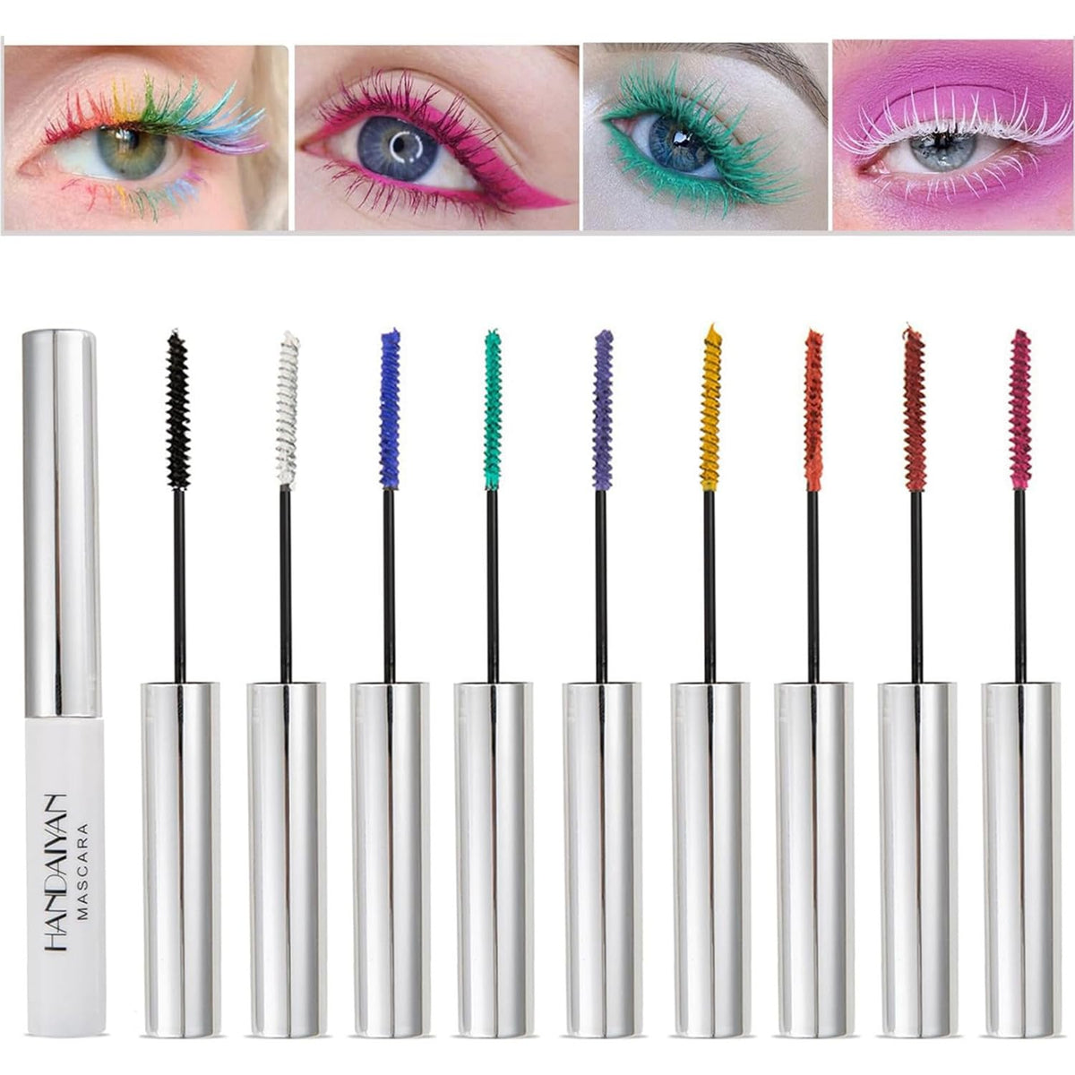 Bonnie Choice 9-Color Mascara Set packaging closeup — gift-ready presentation