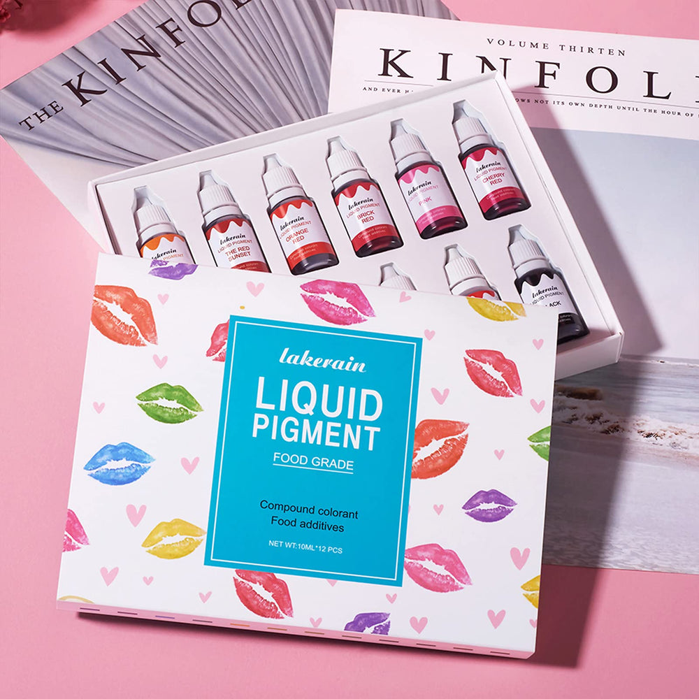 Bonnie Choice 12-color pigment collection displayed in gift-ready packaging.
