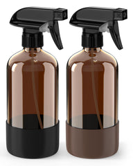 Bontip amber-glass-spray-bottle highlights UV protection for essential oils and cleaners.