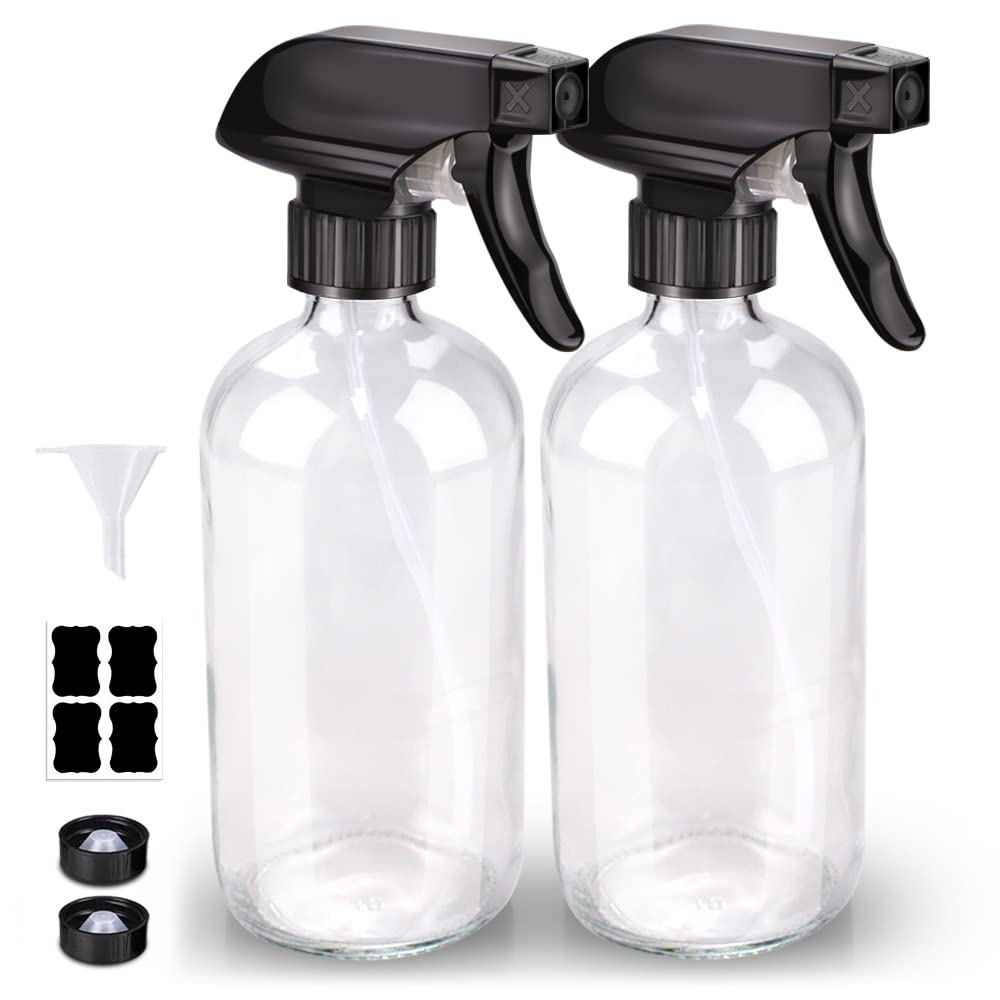 Bontip clear spray bottle nozzle closeup showing precise trigger
