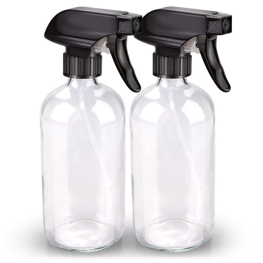 Bontip glass spray bottle 16oz set ready for refillable cleaning tasks