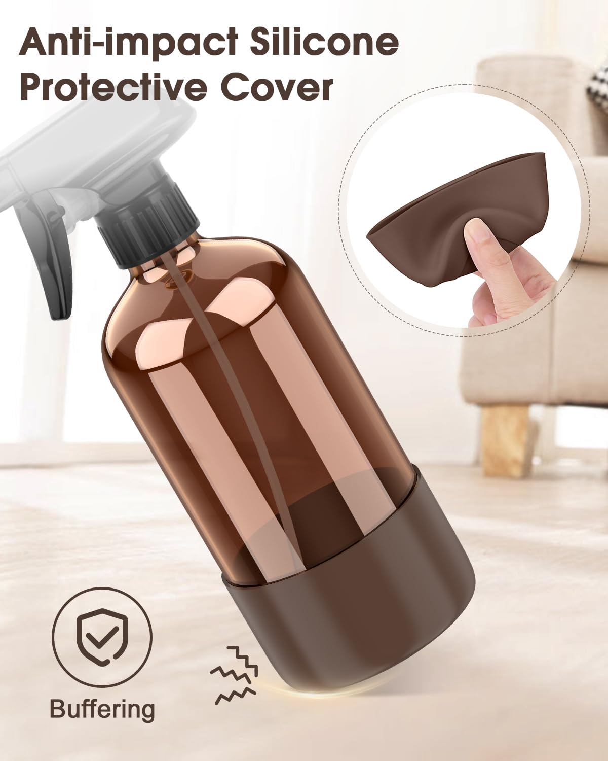 Bontip-reusable-amber-glass emphasizes sustainability and easy cleaning for daily tasks.