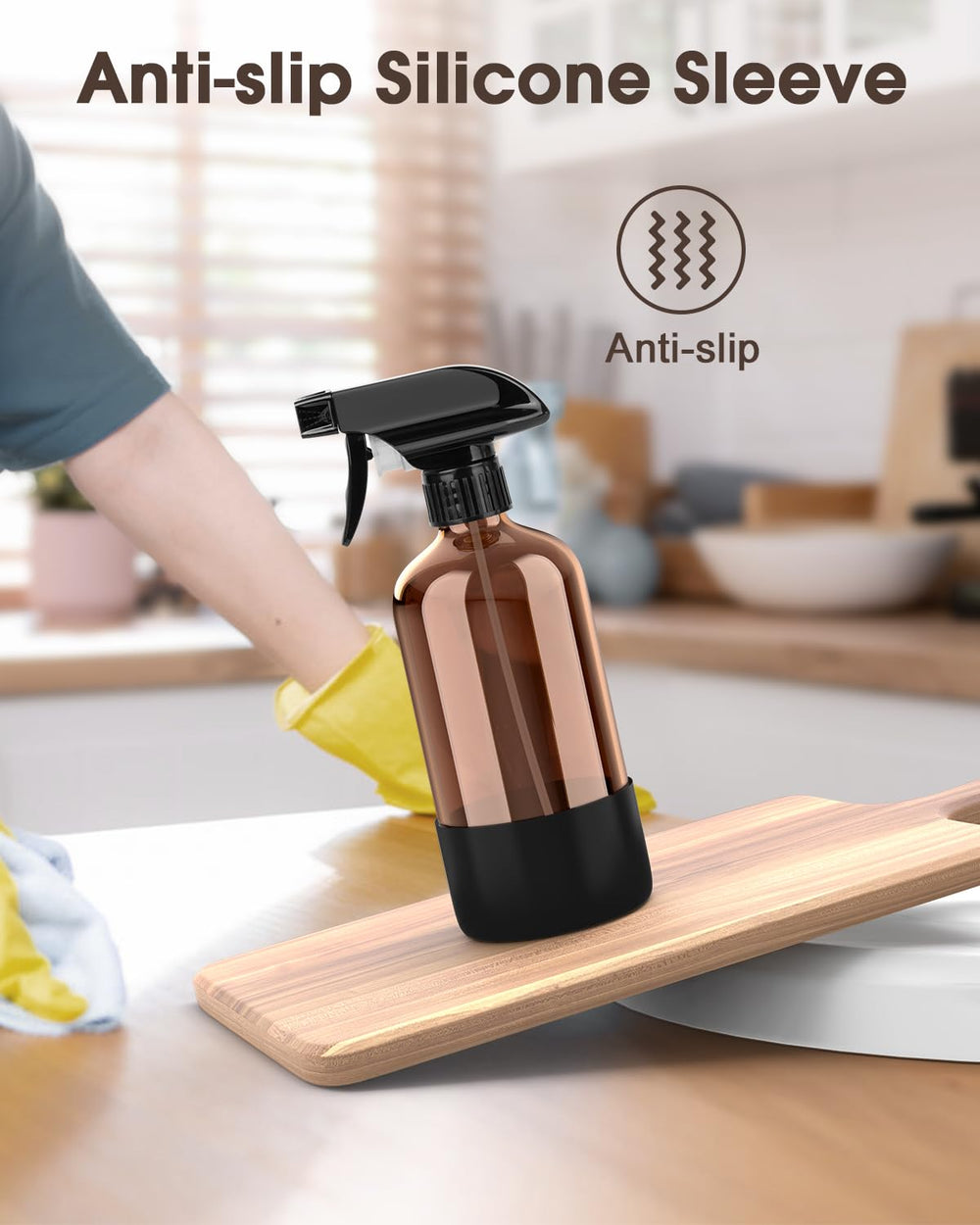 Bontip-stylish-amber-glass-design adds a modern look for home or office use.