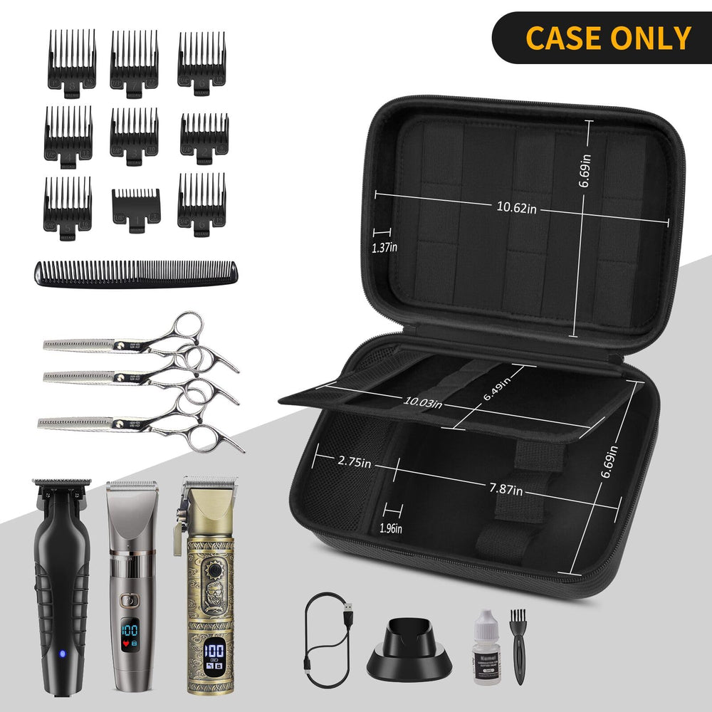 Boobowl barber bag top cover organization for easy access to gear.