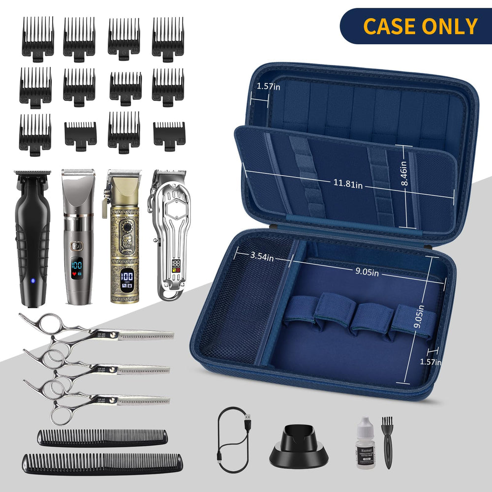 Boobowl compact dimensions fit four clippers and eight combs for on-the-go grooming.
