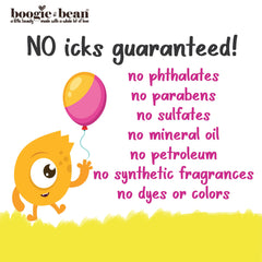 Boogie and Bean kid styling oil for braids and twists.