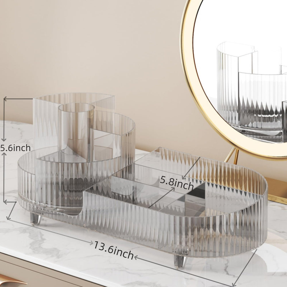 Booklov organizer with lipsticks arranged in rows for easy selection during makeup
