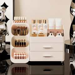 Booklov spacious storage for lipsticks and brushes keeps essentials within reach