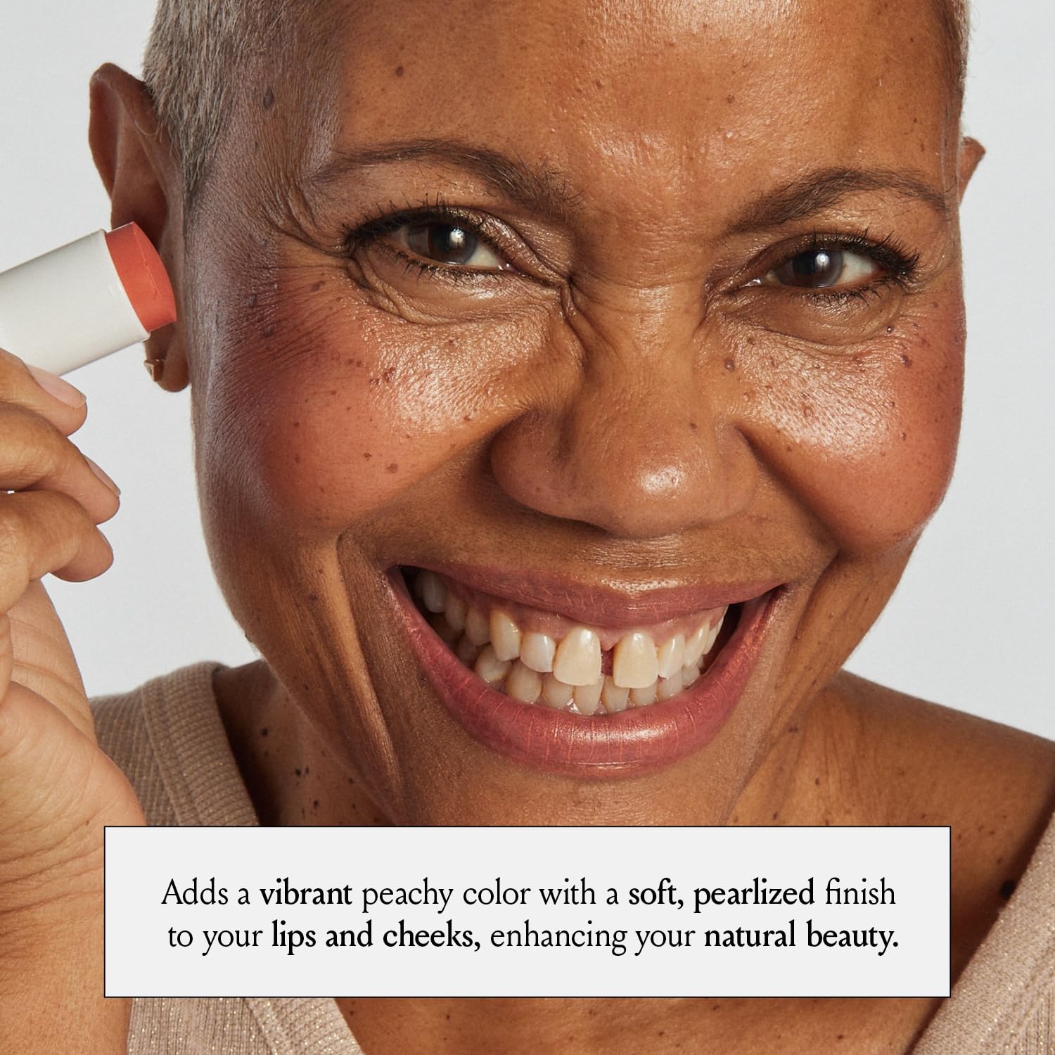 BOOM! by Cindy Joseph mature-skin glow captured in product photography.