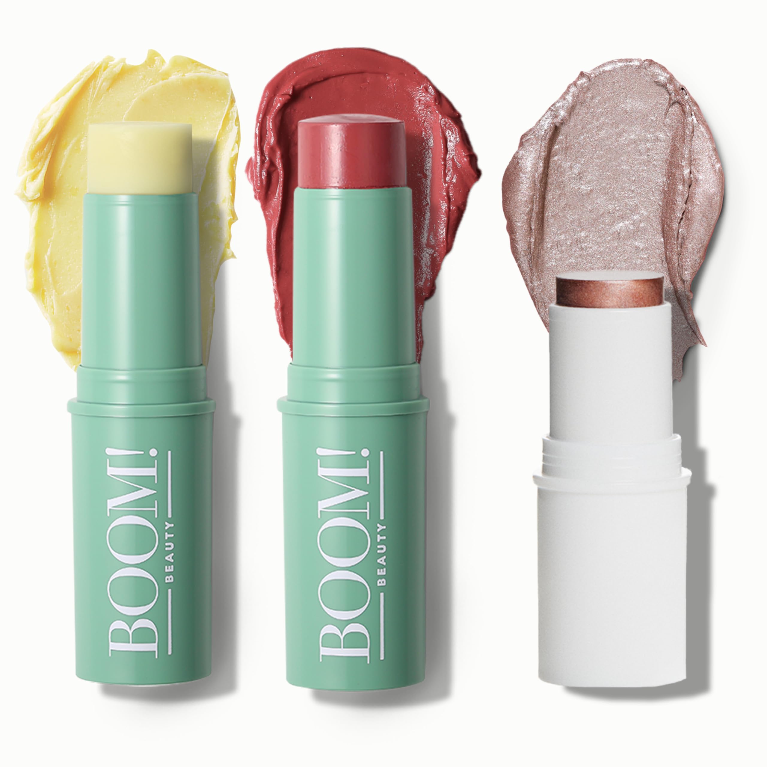 BOOM! by Cindy Joseph packaging highlights vegan and cruelty-free ingredients