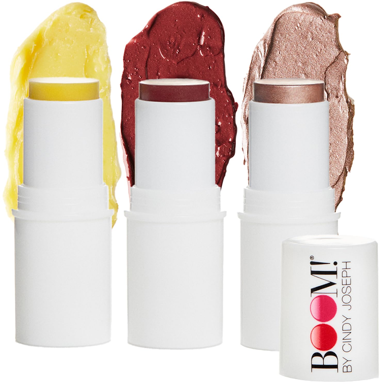 BOOM! by Cindy Joseph uses clean ingredients like jojoba and shea butter.