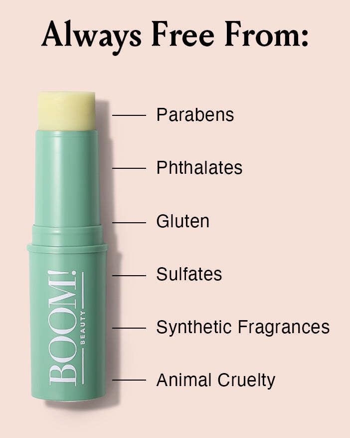Boomstick GLO Cupid's bow highlight provides subtle radiance with no shimmer.