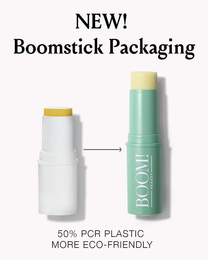 Boomstick GLO lip use delivers moisture for a cohesive, hydrated look.