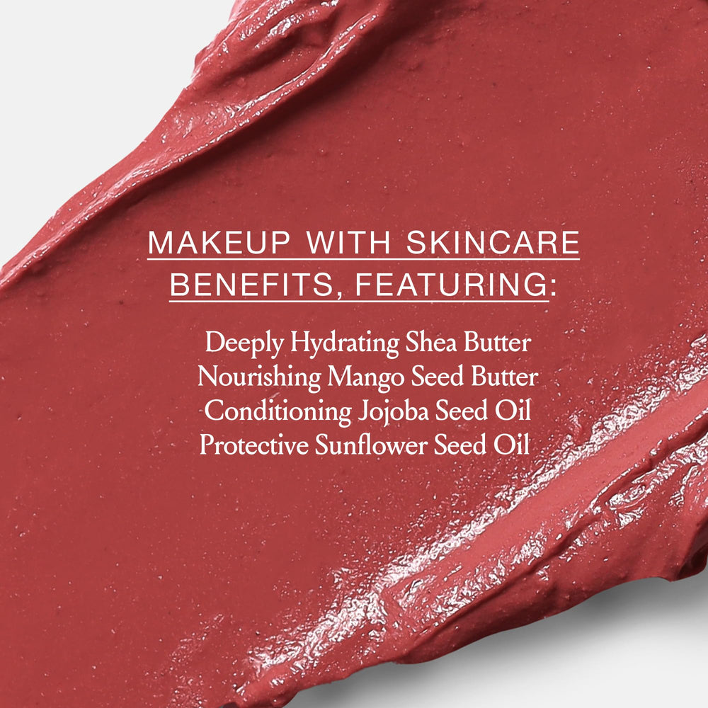 BOOM! Boomstick Rose Nude nourishes skin with sunflower and jojoba oils.