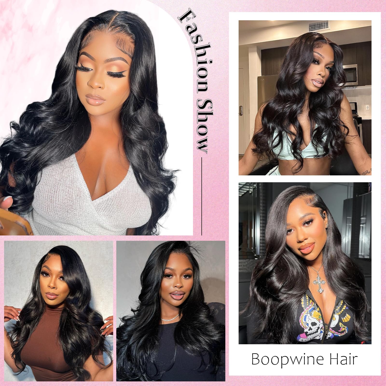 Boopwine Body Wave Bundles three bundles pack adds fuller volume for occasions.