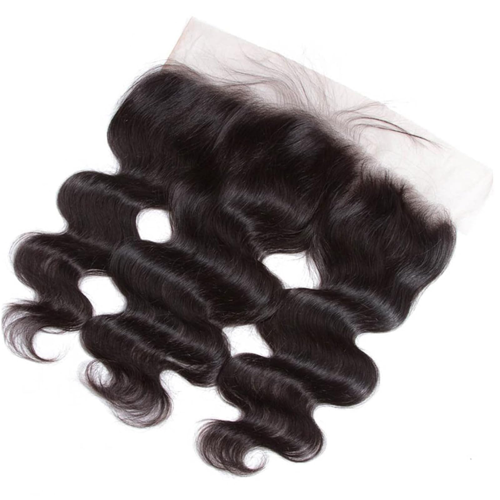 Boopwine body wave closure 14-inch demonstrates seamless body-wave texture and true-to-length fit.
