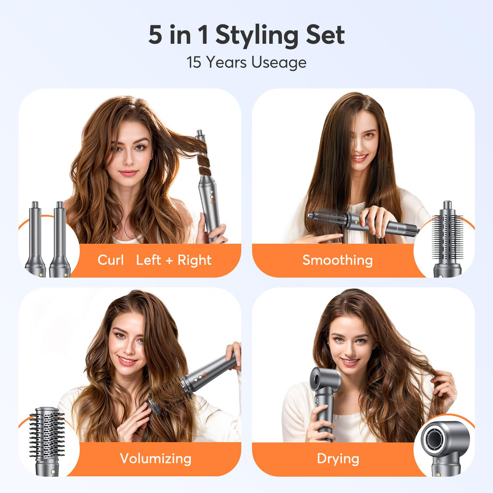 Bopcal 5-in-1 hot air styler wrap in action for fast drying