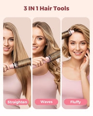 Bopcal Dual Voltage Thermal Brush keratin-coated barrel delivers smoother heat distribution.