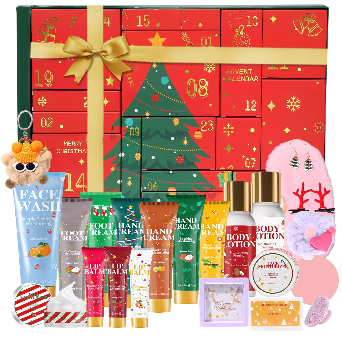 BOPHILI Beauty Advent Calendar 2025 cover shows festive gift-ready packaging