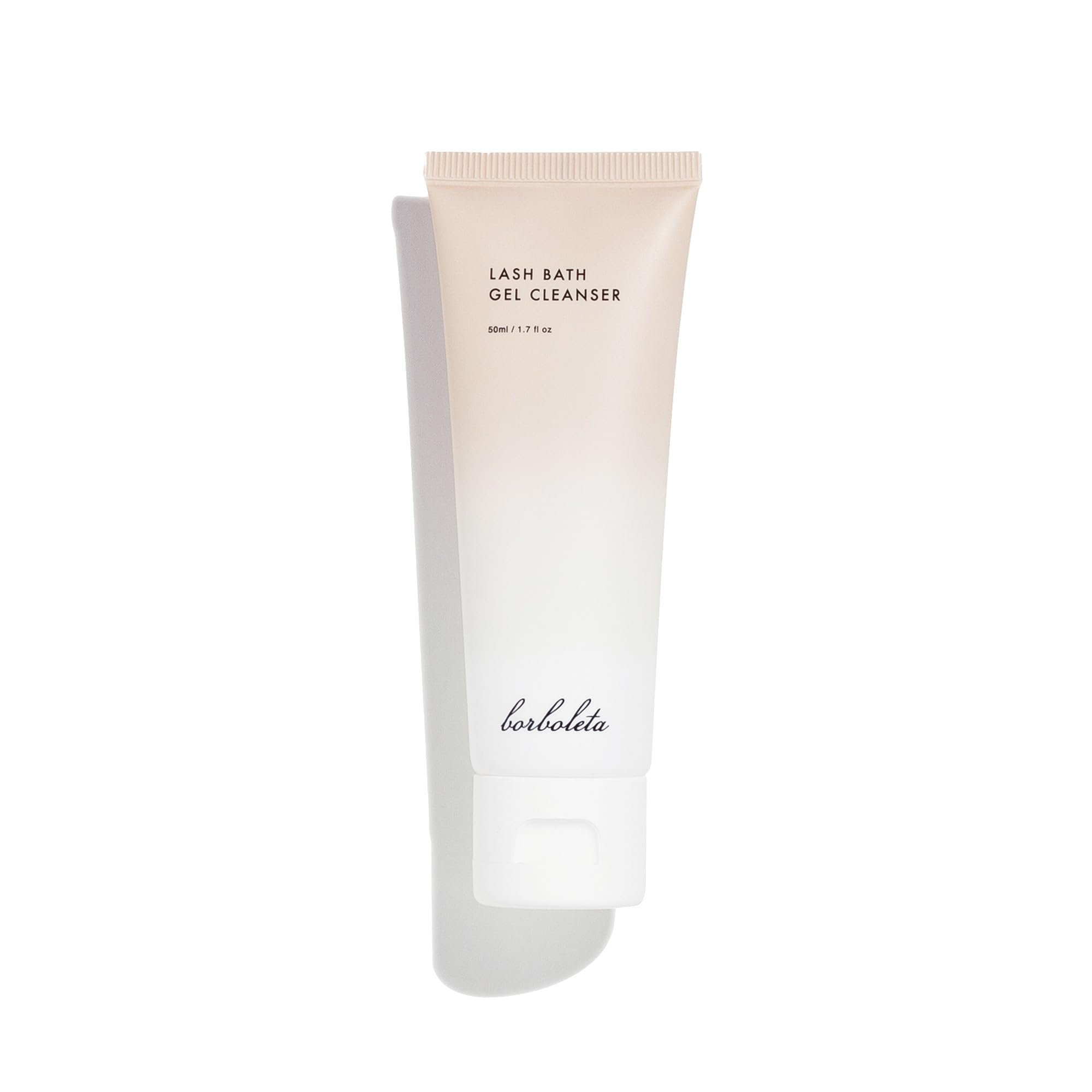 Borboleta Lash Bath Gel Cleanser full-size bottle for lash extension care