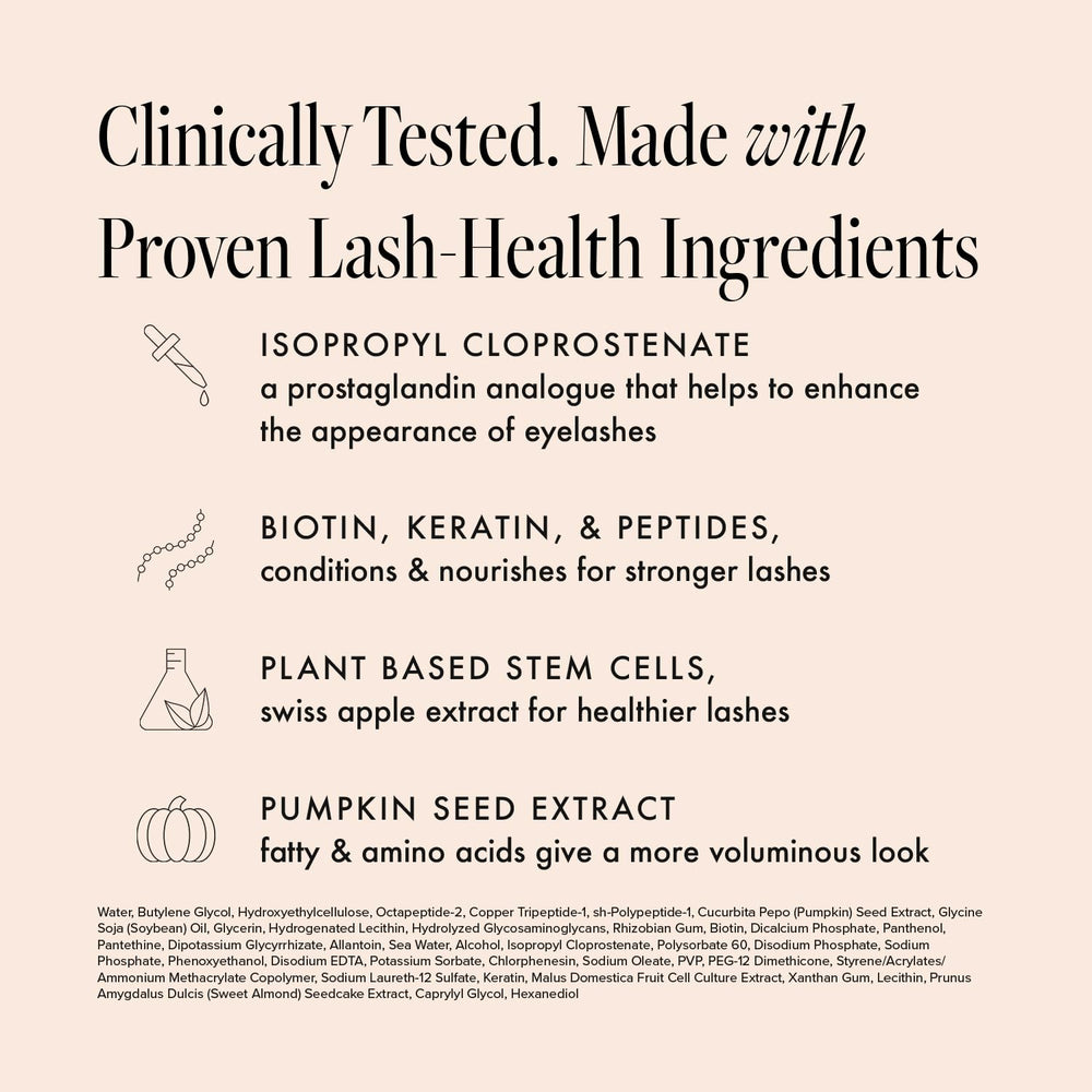 Borboleta Lash Serum in an evening routine setup for lash nourishment