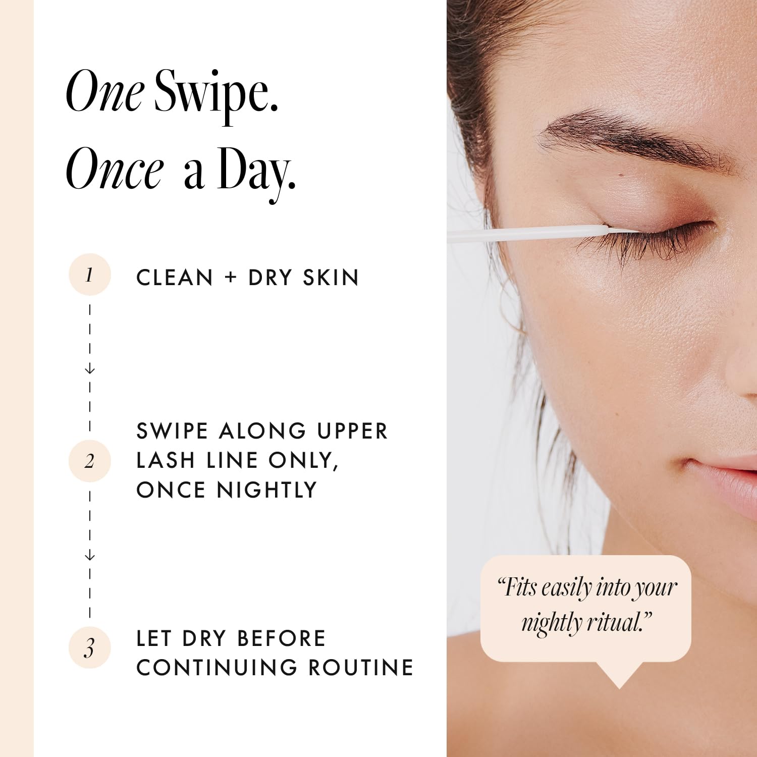 Borboleta Lash Serum packaging confirms cruelty-free formula