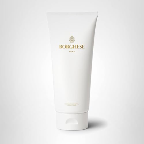 Borghese Crema Saponetta daily cleanse routine removes impurities without drying.