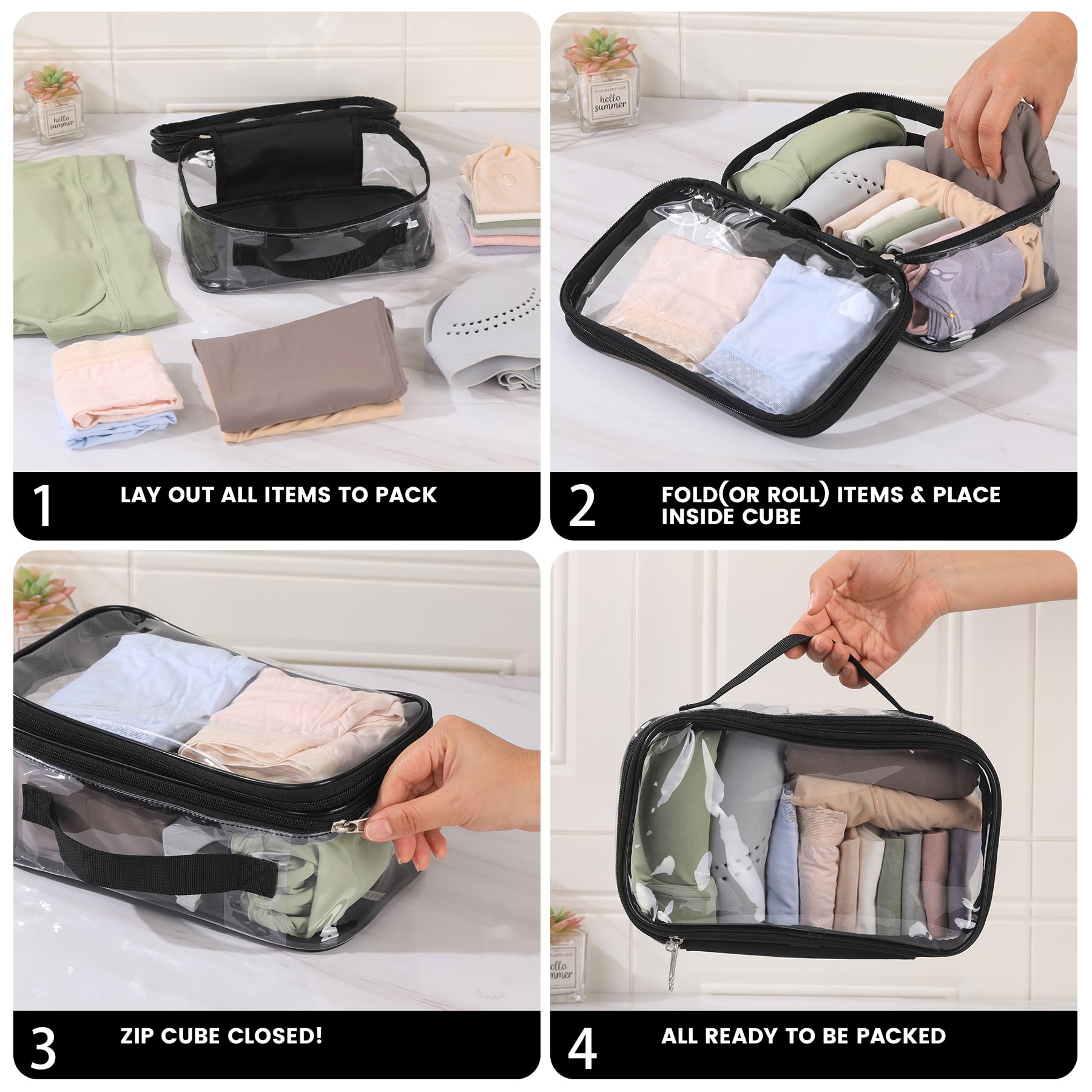 BORMELUN clear diaper bag organization demonstrates versatile baby-essentials storage.