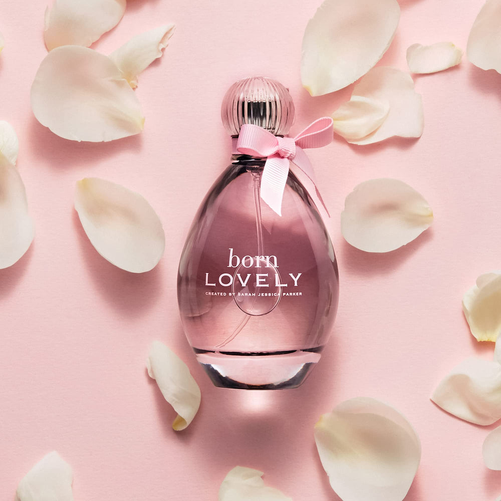 Born Lovely by SJP notes of freesia and honeysuckle bloom into romantic sweetness