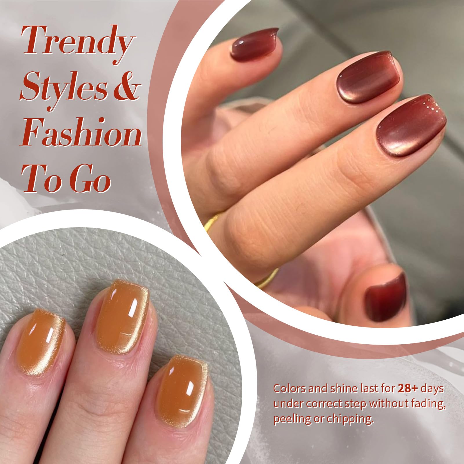 Born Pretty 6-bottle nail polish kit on display emphasizes variety and gift-ready packaging