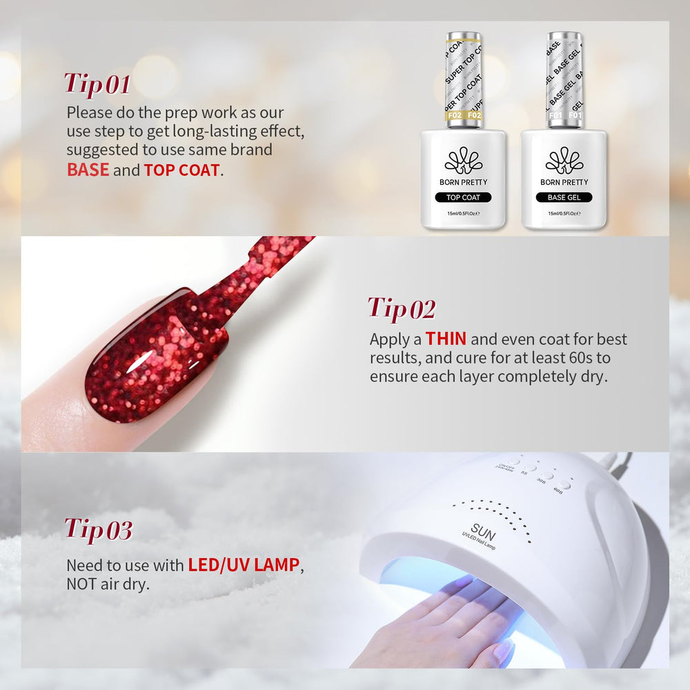 Born Pretty gift-ready Christmas set appeals as a thoughtful present for nail art lovers.