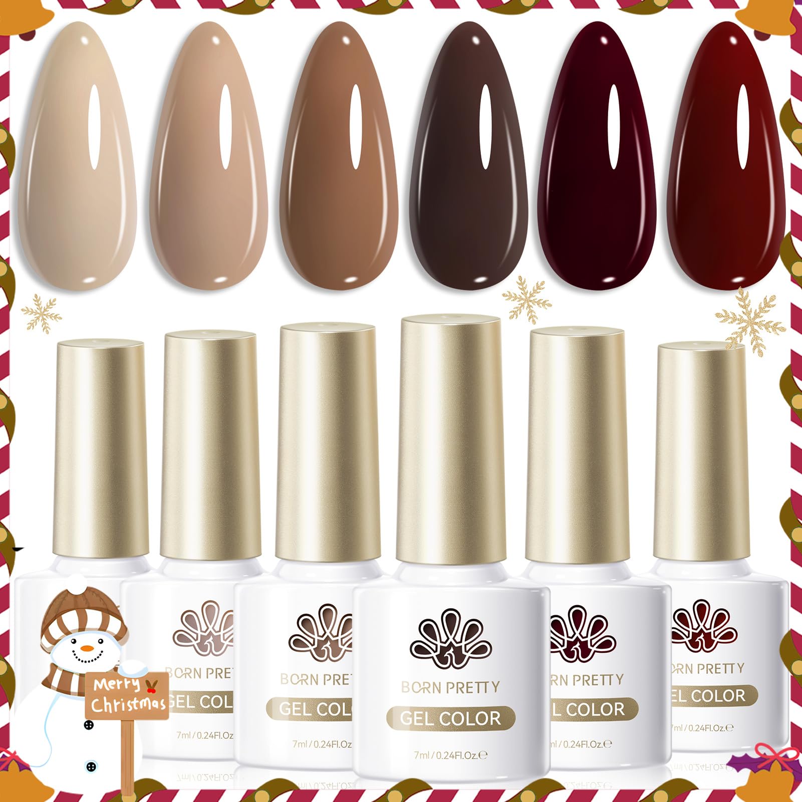 Born Pretty gift-ready gel polish kit image suggests ideal holiday or celebration gift