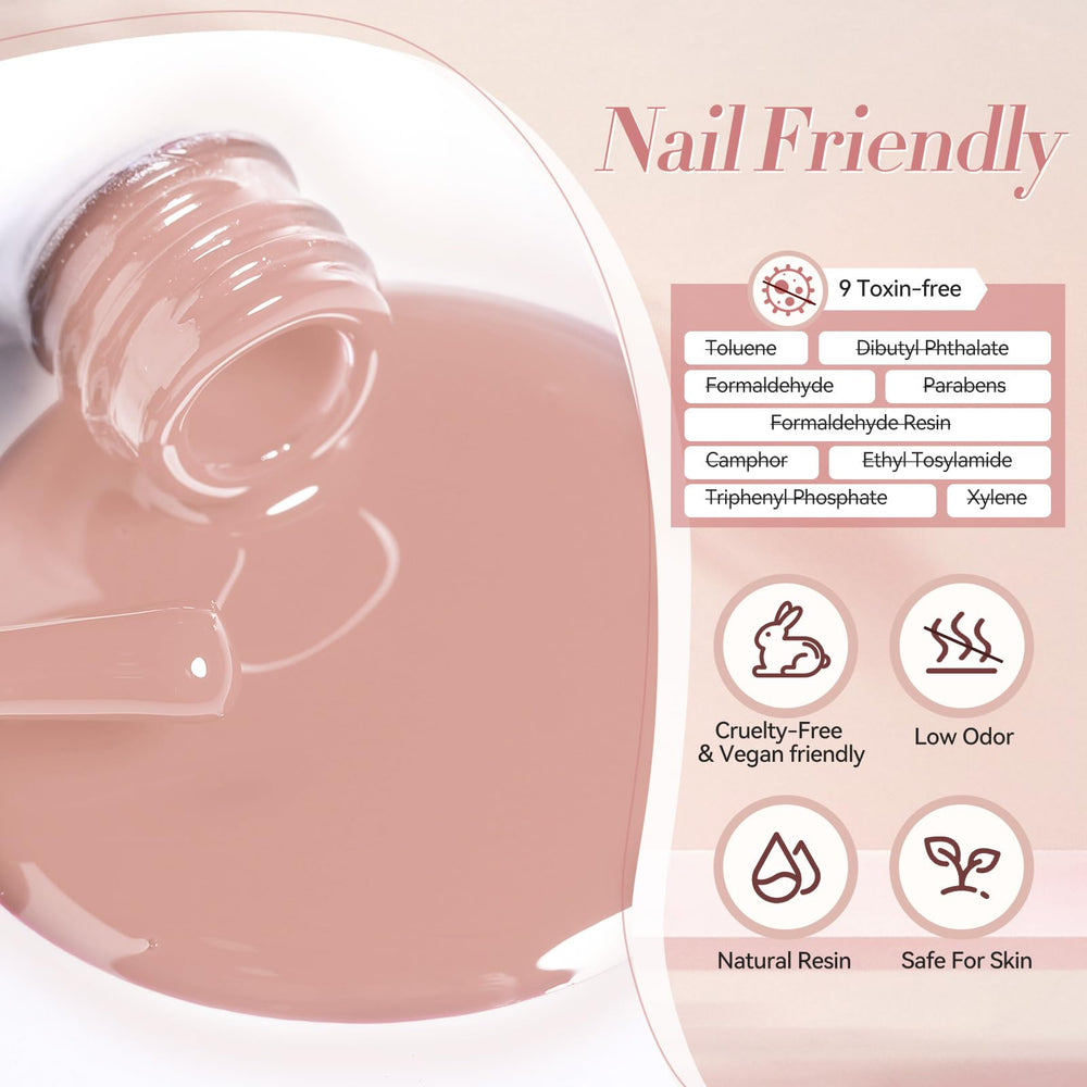 Born Pretty gift-ready nude pink polish as a seasonal option