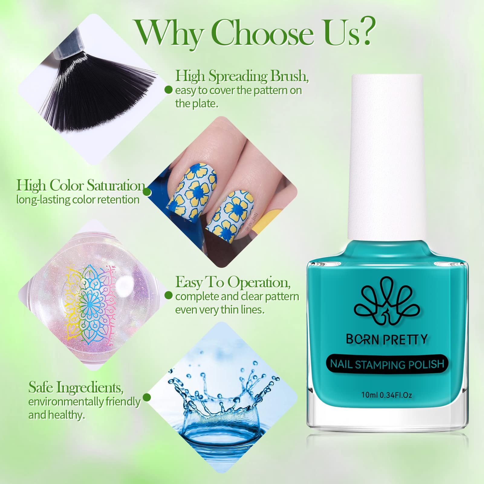 Born Pretty high-quality nail polish made with premium materials.