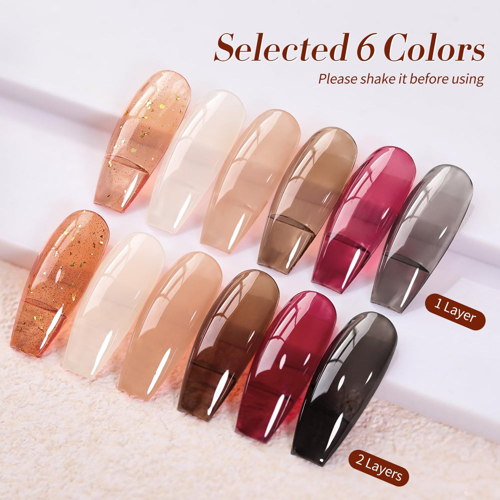 Born Pretty jelly black nail polish bottle for bold, chic gel nails.